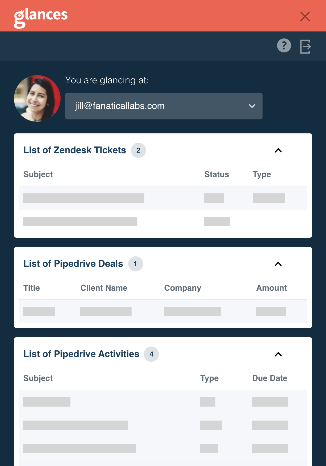 Viewing Pipedrive data in any application Viewing Pipedrive data in any application